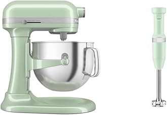 KitchenAid® 7 Quart Bowl-Lift Stand Mixer, Pistachio & Variable Speed Corded Hand Blender KHBV53, Pistachio