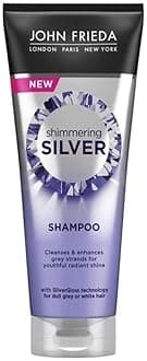 Shimmering Shampoo for Dull Grey or White Hair, Silver, 250 ml (Pack of 1)
