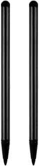 Stylus Pens for Touch Screens, 2pcs Stylus Pen Compatible with iPad Apple, Touch Screen Pens Capacitive Styli Universal Capacitive Touch Screen Pens for iPads/Tablets/iPhones/Samsung/HTC Black