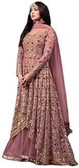 Ready to Wear Indian Pakistani Style Embroidered Koti Salwar Kameez Salwar Suit for Women