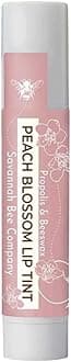 Savannah Bee Company Peach Blossom Lip Tint - Moisturizing Lip Tint for Dry Lips