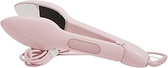 Press Travel Steam Iron - Handheld Iron With Optional Steam Feature - No Ironing Board Required - Easy to Use w/ 6 Fabric Settings - Removes Wrinkles - User Manual Included -Pink