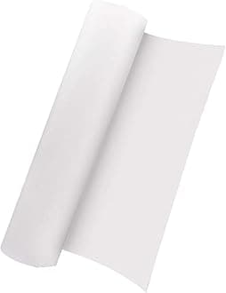 White Kraft Butcher Paper Roll for Smoking Meat Unwaxed 12 Inch x 60 Feet, Butcher Paper for Smoking Meat, Brisket, Crawfish Boil, White Paper for Sublimation Table Runner or Packaging