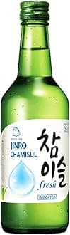 Korean Jinro Chamisul Fresh 진로 소주 Beverage Drink Mixer 12.1fl oz (360ml) - (Pack of 1)
