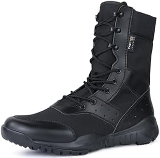 Tactical Boots for Men Lightweight Military Boots Durable Army Combat Boots Comfortable Work Boots Waterproof Security Boots