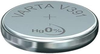 Varta Batteries V391/SR55 Button Cell, 1 piece, Silver Coin, 1.55 V, for Small Electronic Devices - Watches, car Keys, Remote Controls, Scales