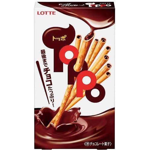 Lotte Toppo Chocolate 2 Packets Inside | Pack of 2 | Made in Japan | Japanese Sweets