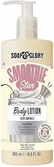 Soap & Glory Smoothie Star Body Lotion for Women - Deep Moisture Body Moisturizer with Shea & Cocoa Butter, and Coconut Oil - Almond & Vanilla Scented (16.9 fl oz)