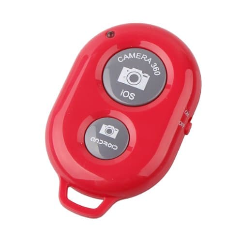 Julytec Bluetooth Wireless Remote Control Camera Shutter Release Self Timer for IOS Android Smartphone Tablet Iphone 5 5s 5c 4s 4, Ipad 5 4 3 Ipad Air Mini, Sony Xperia, HTC New One and X, Samsung Galaxy S3 S4 S5 Note 1 2 3 Galaxay Tab 2 Note8 10.1, Google Nexus 4 5 7 (Red)