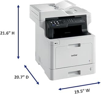 Brother MFC-L8900CDW Business Color Laser All-in-One Printer, Advanced Duplex & Wireless Networking, Business Printing, Flexible Network Connectivity, Mobile Device Printing & Scanning