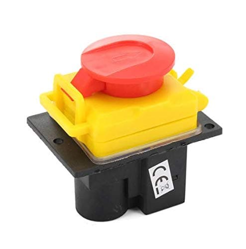 250V Universal DKLD DZ-6-2 15 Amp NVR Switch Emergency Stop Saftey Red Cut Off Killer