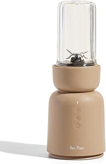 Our Place Splendor Blender - 1000W High Power | Ultra Sharp Blades | 2 Mixing Modes | Includes 25oz Personal Cup and Drinking Lid | Smoothies, Smoothies & More | Steam