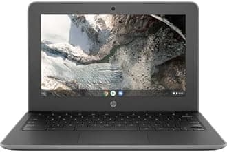 HP Chromebook 11 G7 EE 11.6" Laptop, Intel Celeron N4000, 4GB RAM, 16GB eMMC SSD (6QY22UT#ABA) (Renewed)