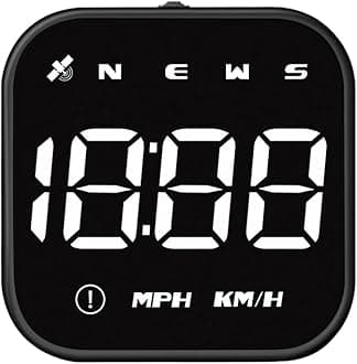 Heads Up Display for Cars, GPS Speedometer for Car, Universal Digital Speedometer HUD Display for All Vehicles, Plug and Play (White)