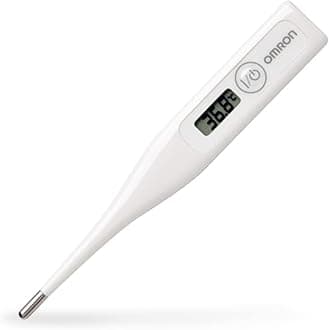 Glass Mc 246 Digital Thermometer With Quick Measurement Of Oral & Underarm Temperature In Celsius & Fahrenheit, Water Resistant For Easy Cleaning