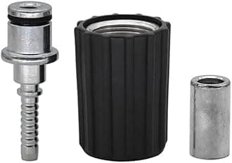 High Pressure Washer Hose Insert Fittings Car Washer Water Cleaning Hose Pipe Fitting Quick Fixing TwistConnector Pressure Washer Parts and Accessories