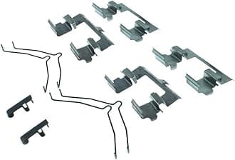 Front Brake Hardware Kit, Disc Brake Hardware Kit Front (1x) fits Nissan Maxima 2009-2019 fits Nissan Sentra 2007-2012 fits Renault Koleos 2009-2016