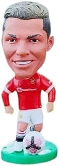 Mayatra's Football Player Figure - Premium Sports Action Figure for Fans, Kids, and Collectors - Detailed Design, Perfect for Display, Gifting (Red Ronaldo)