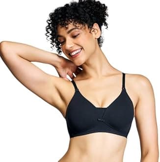 NYKD Women's Cotton Lightly Padded Seamless Wire Free Everyday T-Shirt Bra for Women Daily Use Wireless, 3/4th Coverage - Bra, NYB003, Sand, 32C, 1N