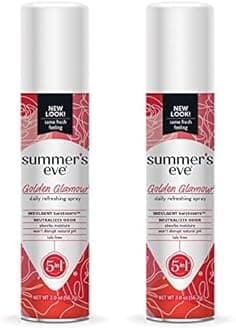 Summer's Eve Freshening Spray, Golden Glamour, 2 oz (Pack of 2)