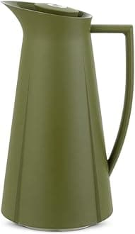 Rosendahl Grand Cru Insulated Jug 1.0 Litre Classic Design Button Function Olive Green
