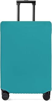 Teal Aqua Travel Luggage Cover, Tropical Ocean Beach Anti-scratch Travel Suitcase Protector Covers, Washable Elastic Baggage Covers Fit 22-25 Inch Carry on Luggage
