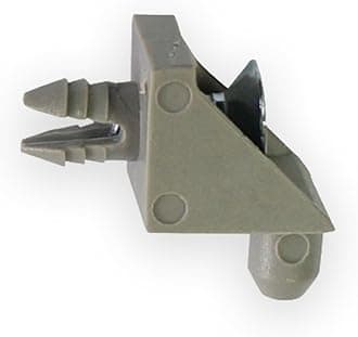 Replacement Shelf Support Suitable for IKEA PAX BILLY KOMPLEMENT Compatible with Bracket Wardrobe Holder Shelves (Grey, Pack of 1)