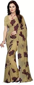 Women's Georgette Print Saree
