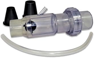 Aqua-Jet Demountable Coupling Venturi (Clear) – Inline Pond Aerator with Easy Maintenance, Increases Oxygen Levels, Fitted with 43mm Demountable Couplings