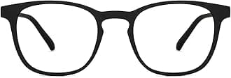 Lenskart | Zero Power Bluecut & Antiglare Computer Eyeglasses | Full Rim Square Shape | As Seen On Shark Tank | For Men & Women | Medium | LB E14058-W