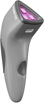 Solawave Bye Acne Spot Treatment, Red Light Therapy and Blue Light Therapy, Use Before Pimple Patches. Acne Light Device, Face Care Must-Have, Charcoal