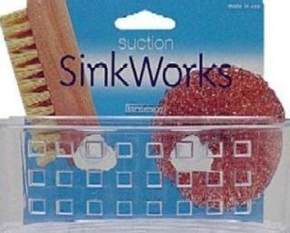 Clear Suction Cup - Kitchen - Sponge and Scrubber - Basket Holder - Also Can be Used in the Bathroom