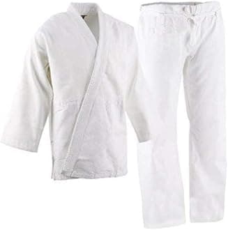 TMA Professional Kimono - Heavyweight Karate Canvas Uniform - 100% Advanced Cotton Karate Gi 14 oz Adult and Kids White