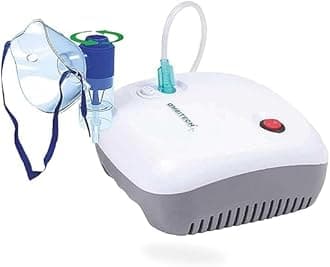 AmbiTech NC 11 Compressor Nebulizer Machine & 2 Year Replacement Warranty For Adults & Kids