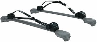 INNO XA445 Surf-Wind-Long Board Locking Roof Carrier for T-Slot Aero Base Racks - Holds (1) Kayak or (1) Canoe or (2) SUP)/Wind/Surf-Boards