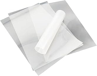 PDMS Film Polydimethylsiloxane Elastomer Film Low Modulus Pure Organic Transparent Silicone Film Sheet 200 x 300mm(0.600mm)