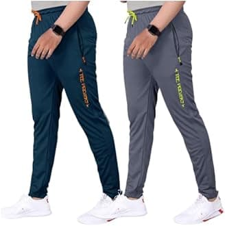 Pinkmint Men Combo Track Pant with Lycra Elastic Jogger Suitable for Active Wear, Jogger Yoga Wear, Sports