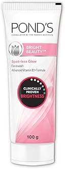 Bright Beauty Spot-Less Glow Facewash With Vitamins, Removes Dead Skin Cells & Dark Spots, Double Brightness Action, All Skin Types, 100 g