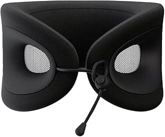 Evolution X Travel Essential Neck Pillow - Memory Foam Body Positioner - Perfectly Contours to 11-21 Inch Necks - Three Ways to Adjust for Ultimate Comfort on Long Flights - Diamond