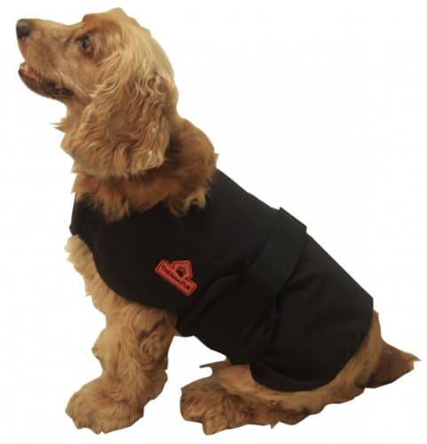 ThermaFur Heating Dog Coat - SM-BLACK