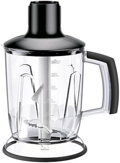 Braun MQS601BK MultiQuick Jug Blender and Ice Crusher Hand Blender, 5-Cup