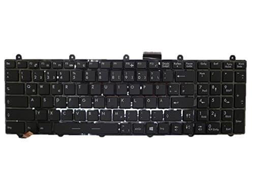 Laptop Keyboard For MSI GT60 Black With Backlight & Frame Germany GR S1N-3EDE2S1-SA0 V123322JK1 GR JK180205