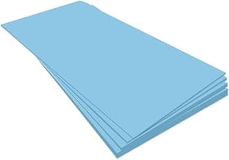 XPS Foam Insulation Boards 1200 x 600 x 10mm - Electric and Water Underfloor Heating Tile Laminate Underlay Thermal Extruded Polystyrene Insulation Sheets (40, 1200 x 600 x 6mm)