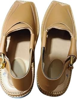 Gents Charsada Special Chappal, Matt Camel Brown Peshawari Chappal Sandals, Traditional Pure Leather Peshawari Chappal, Wedding Formal Shoes