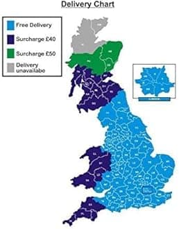 Spacious Bedroom Sliding Wardrobe - Sleek and Functional Design comes in White/Grey/Black/Oak and Width 120cm/150cm/180cm/203cm/250cm (Black, 150cm)