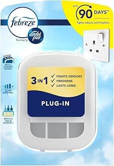 Ambi Pur 3Volution Air Freshener Plug-In Refill Diffuser Refill Case, Odour Eliminator