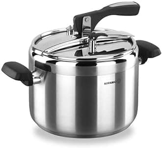 Korkmaz Turbo Stainless Steel Pressure Cooker -Silver- A156