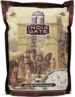 India Gate Basmati Rice, Classic, 2 kg, White