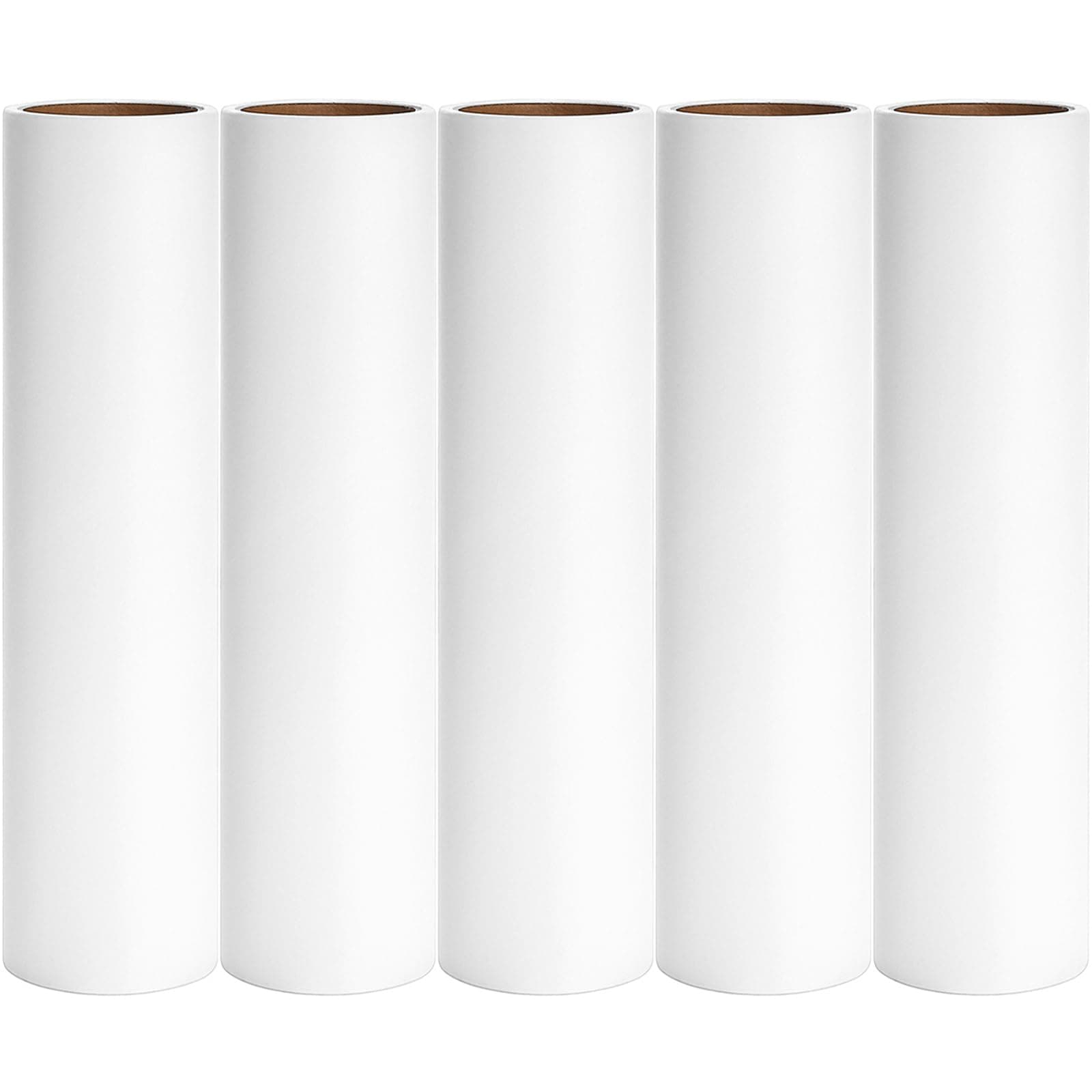 10 inch Mega Lint Roller Refills for Evercare Layers Smart Design Large Floor Lint Rollers Extreme Stick 10'' Wide Sticky Roller Refills 60 Sheets per Roll 5 Pack Total 300 Sheets