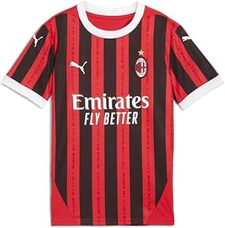 Kids Boys Ac Milan Home Jersey Replica - Red